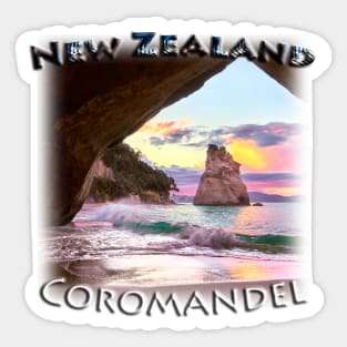 New Zealand - Coromandel Coast Sticker